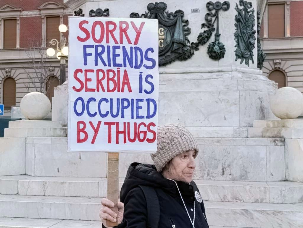 Beograd: Prosvjed zbog protjerivanja iz Srbije